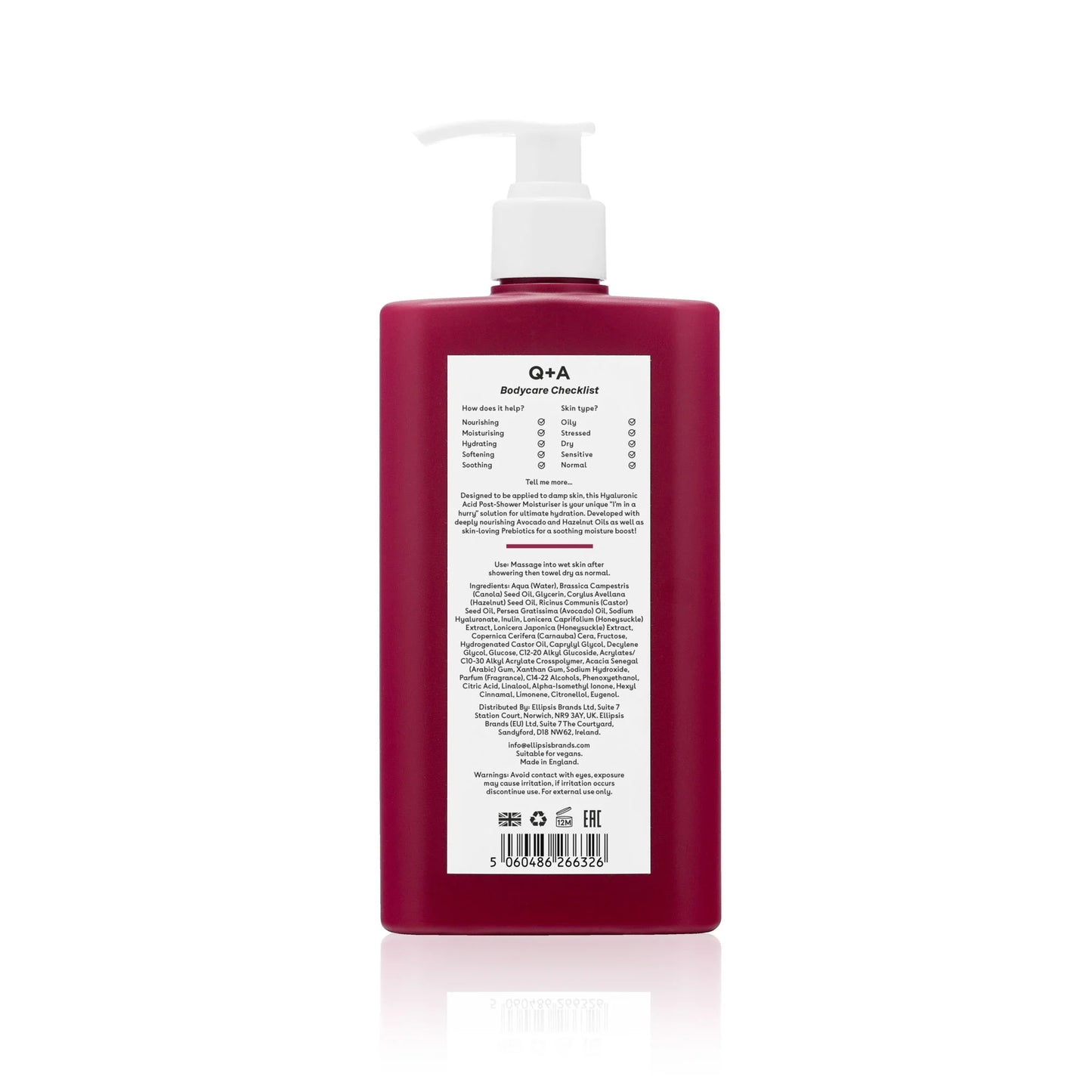 Hyaluronic Post Shower Moisturiser