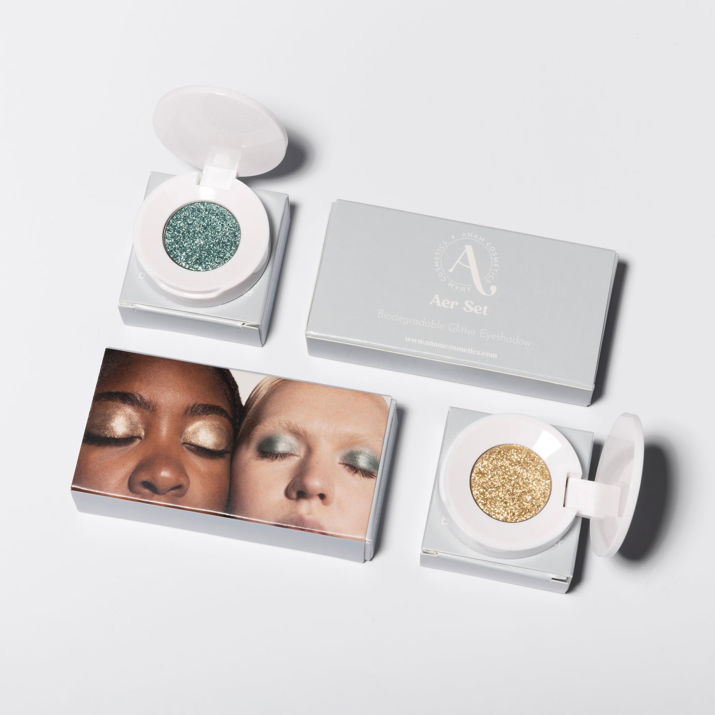 Aer Set Biodegradable Glitter Eyeshadow