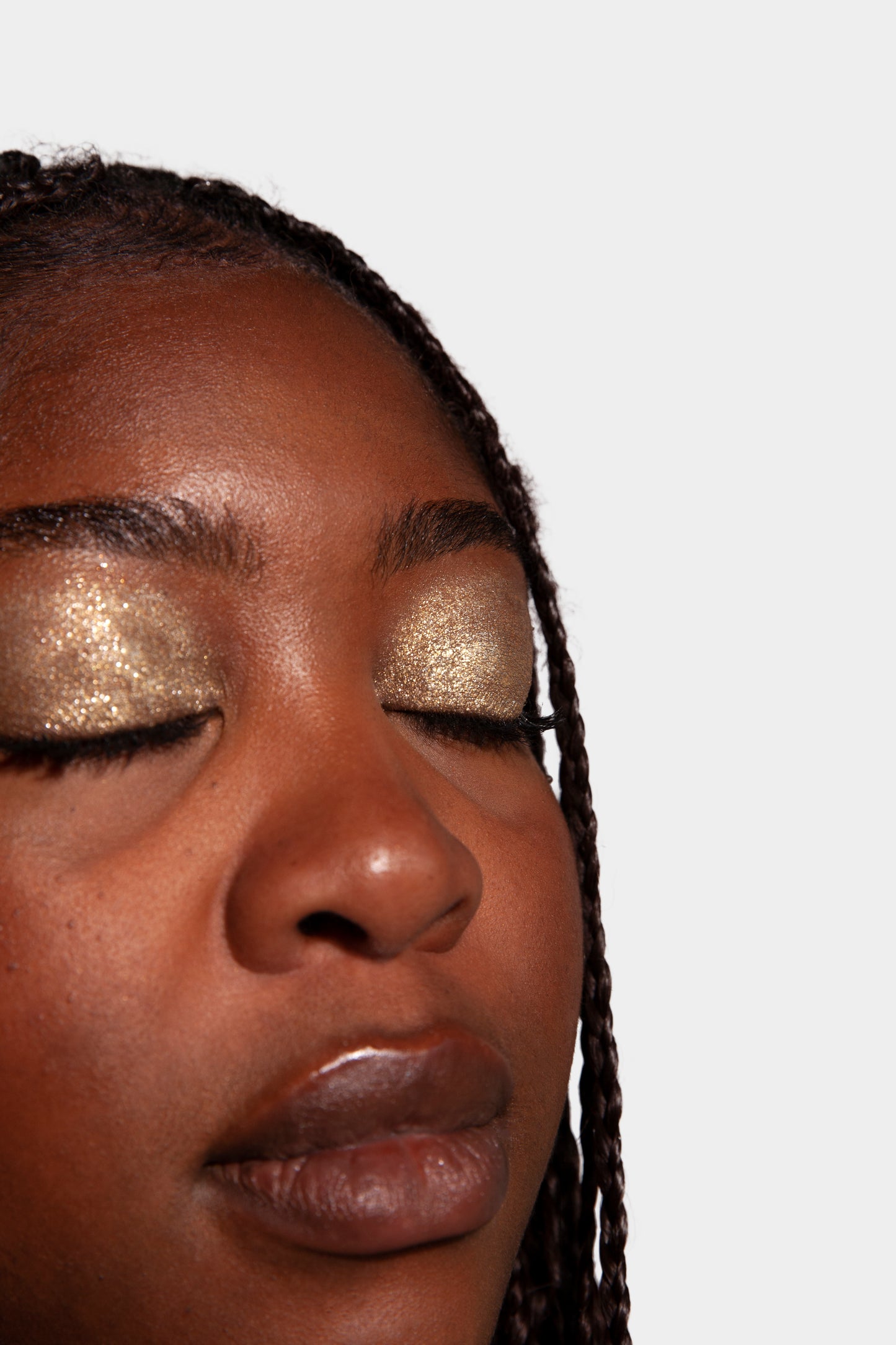 Gold Biodegradable Glitter Eyeshadow