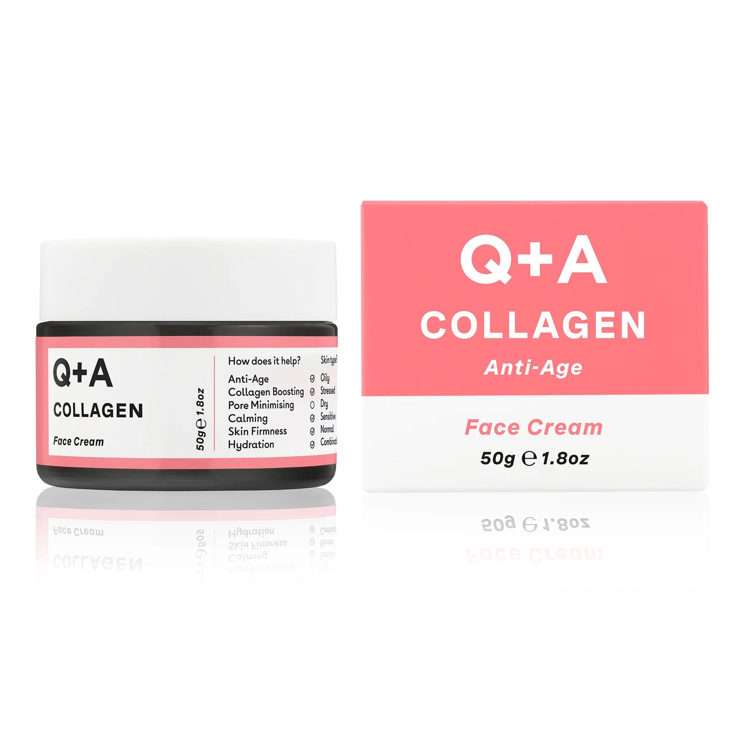 Q+A Collagen Face Cream hydratačný krém s kolagénom