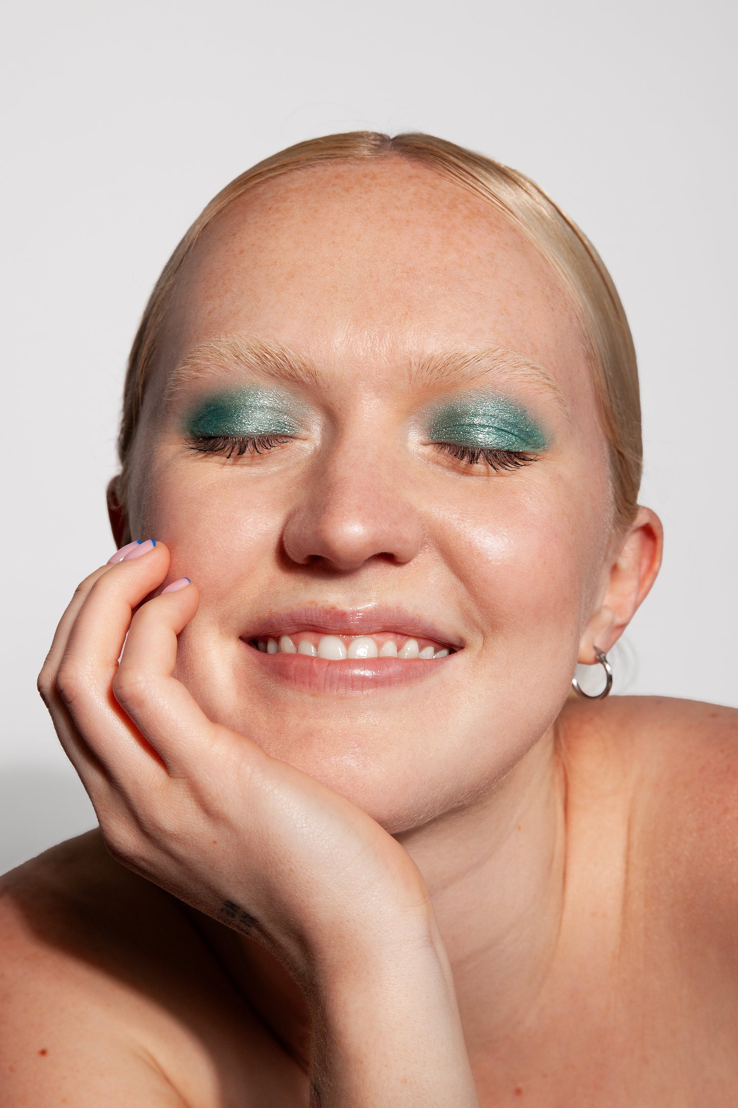 Teal Biodegradable Glitter Eyeshadow