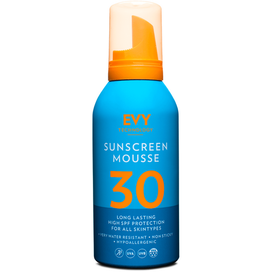 Evy Technology SPF 30 Sunscreen Mousse vodeoodolný oteru odolný opaľovací krém pena s ochranným faktorom 30